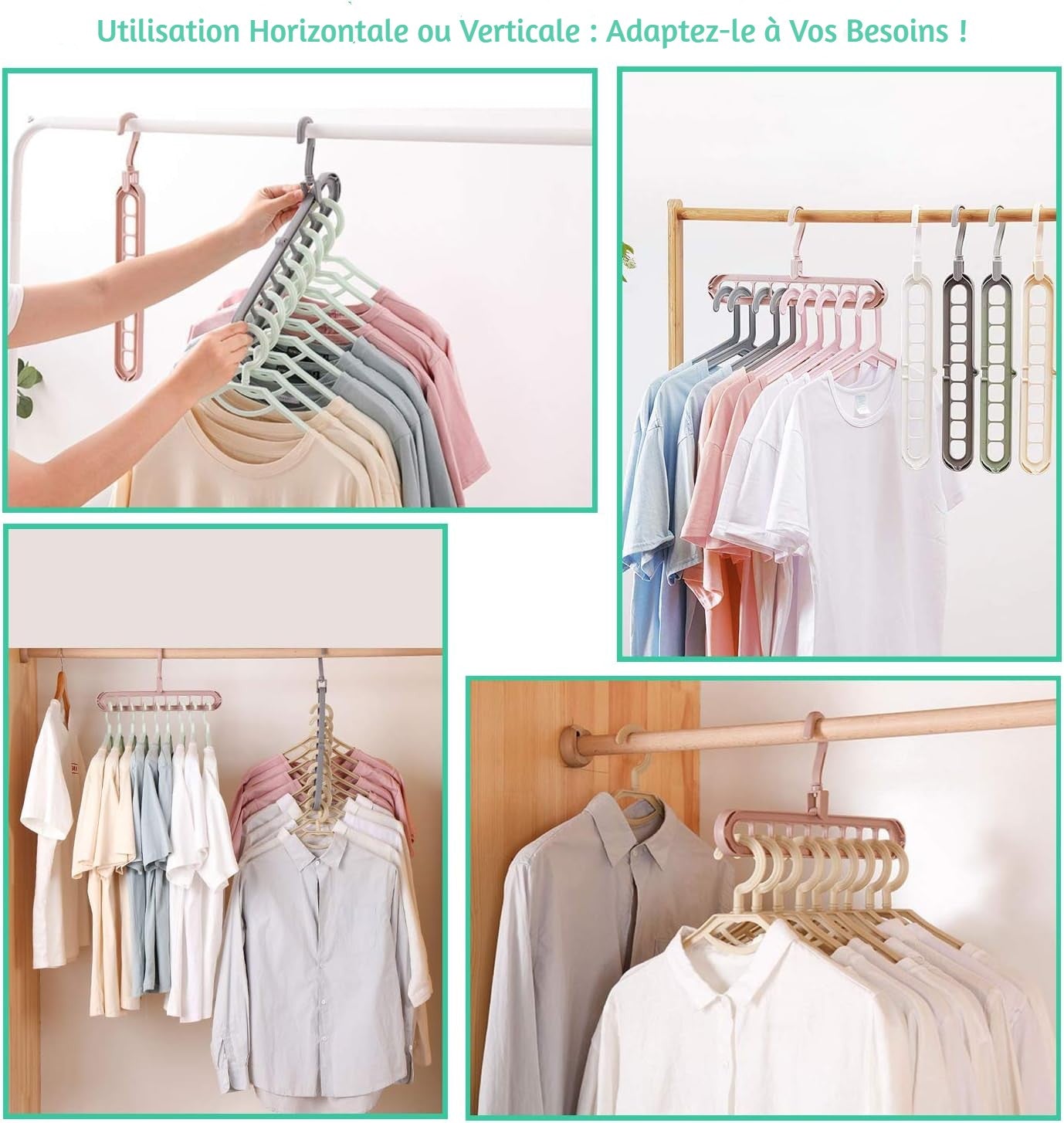 Cintre ONEPLIABLE – Gagnez 80% d’espace en un geste !