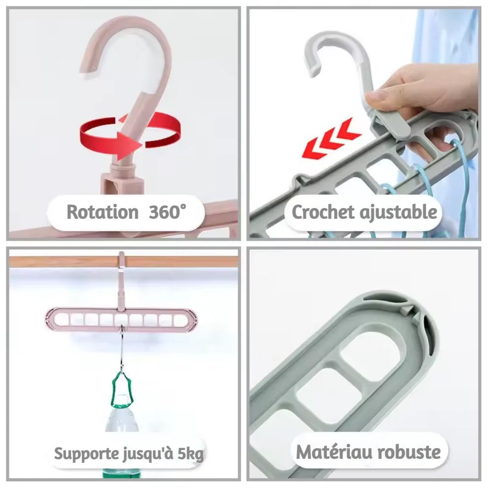 Cintre ONEPLIABLE – Gagnez 80% d’espace en un geste !