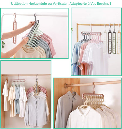 Cintre ONEPLIABLE – Gagnez 80% d’espace en un geste !