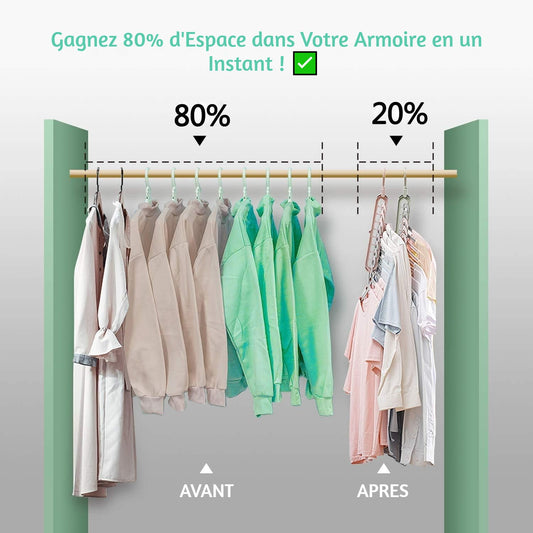 Cintre ONEPLIABLE – Gagnez 80% d’espace en un geste !