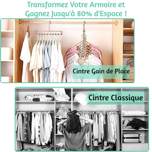 Cintre ONEPLIABLE – Gagnez 80% d’espace en un geste !